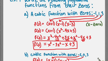 8.3 Polynomials, Linear Factors, and Zeros