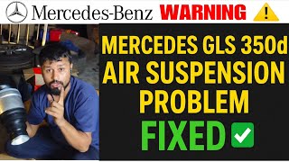 How to Fix Air Suspension Problem | Mercedes Benz GLS 350d/ Mercedes GLS W166 air suspension problem