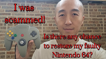 I enjoy playing video games alone. Is there any chance to restore my faulty N64?