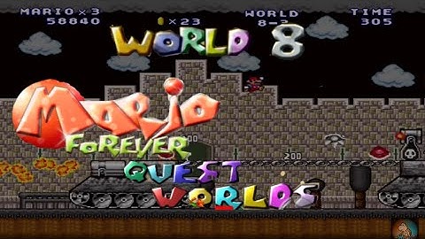 Mario Forever Quest Worlds Android : World 8.