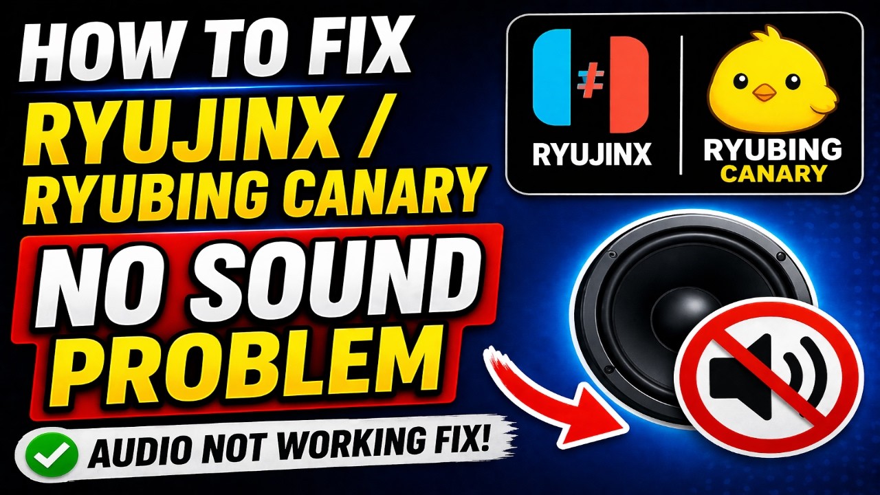 How To Fix Ryujinx Ryubing Canary No Sound Problem Photo Inspiration