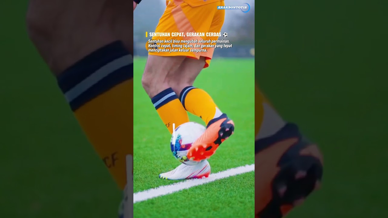 Sentuhan Cepat, Gerakan Cerdas ⚽. #football #skills #ballcontrol #freestyle #soccer