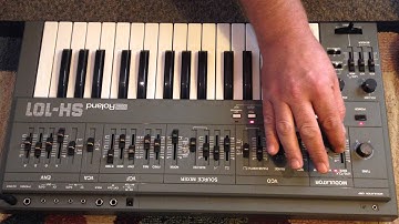 Roland SH-101 Demonstration Video