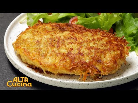 Video: Come Cucinare Tenero Pollo Con Formaggio In Crosta Di Patate Potato