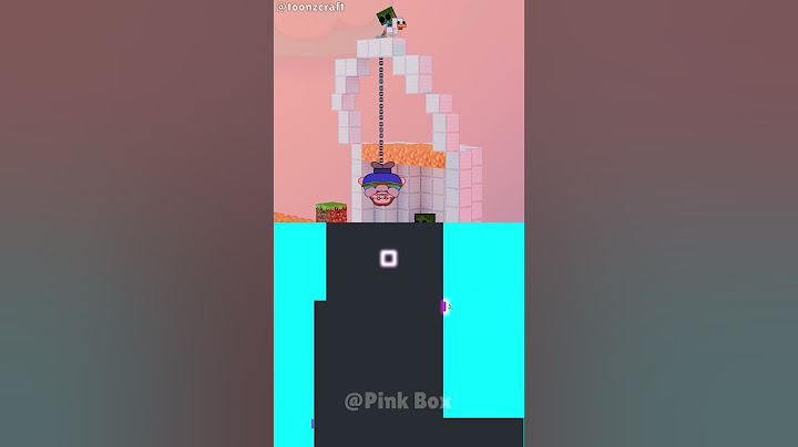 This impossible illusion LAVA STEVE will break your mind! @toonzcraft | Pink Bouncing Square