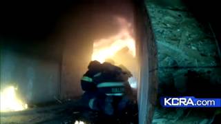 Sacramento firefighters training to put out structure fires