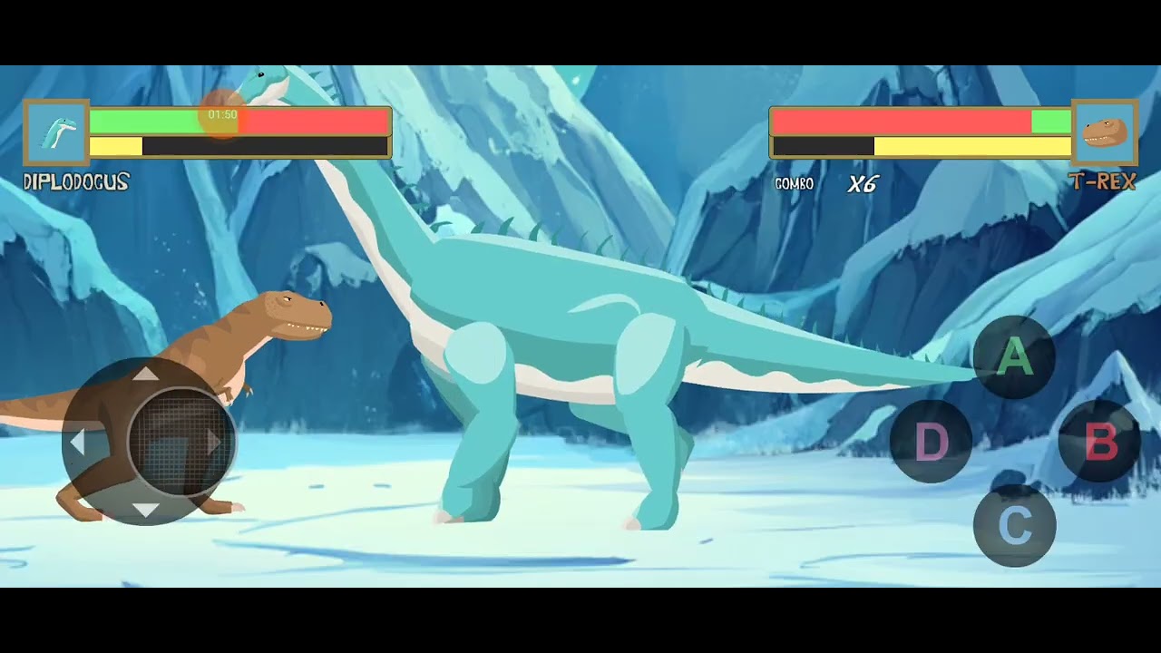 DINOSAURS BATTLE EP1 (SEMI FINAL 1) [Tyrannosaurus Rex VS Diplodocus] 