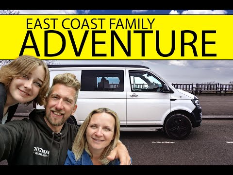 Camper Van FAMILY Day Trip to Sledmere House, EAST COAST, and Seaside Fun!