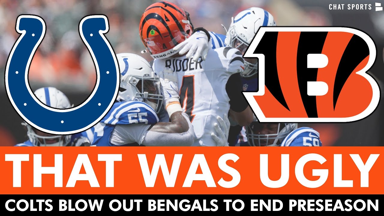 REACTION: Bengals BLOWN OUT By Colts To End NFL Preseason + Jermaine Burton Injury | Bengals News
