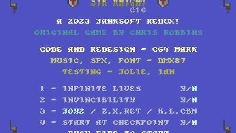 Sir Knight - Commodore 16 (C16) - Long Play