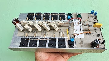 Diy 1000 Watts Mono Heavy Bass High Power Amplifier 2SC5200 x10 Transistor - V3