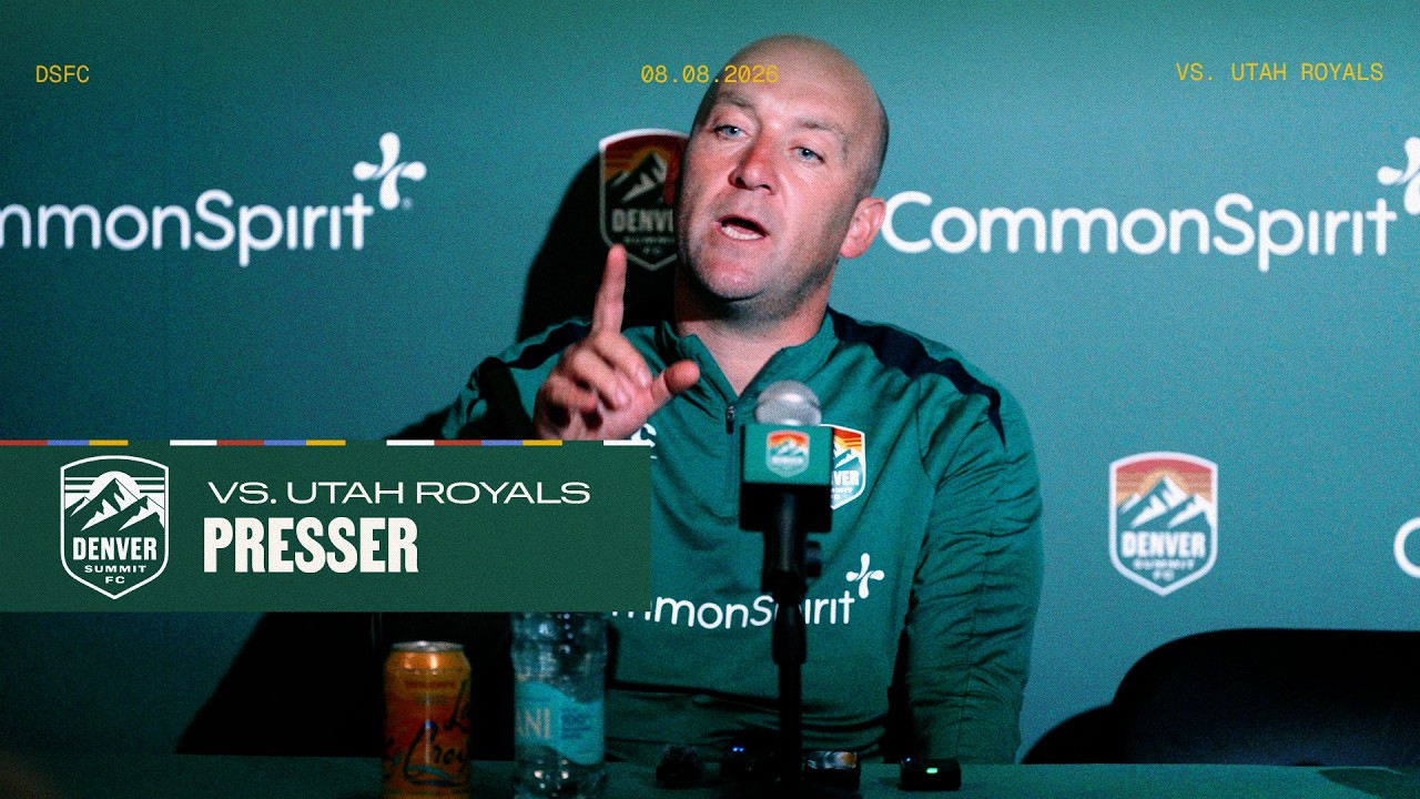 PRESSER with Coach Nick Cushing, Ally Brazier, Yazmeen Ryan | Denver Summit FC vs Utah Royals (2-1)