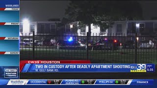 Two in custody after deadly apartment shooting in North Houston | CW39 Houston