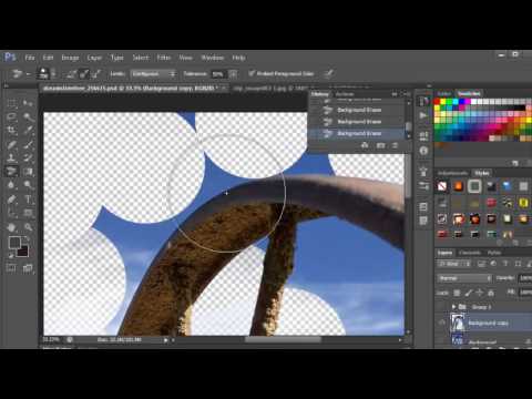 Cách xóa nền ảnh trong Photoshop bằng công cụ Eraser Background