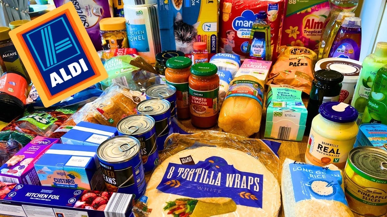 Monthly Aldi Grocery Haul : Feeding a Family of 4 on a Budget!