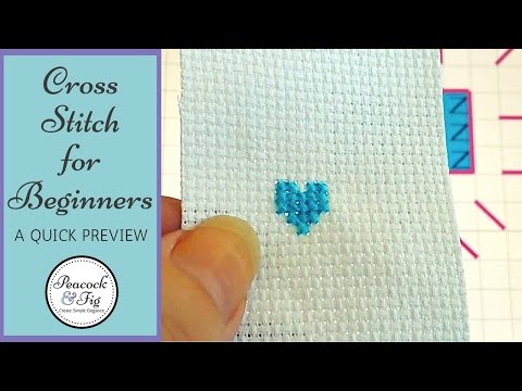 Cross Stitching on Aida – Cross Stitch Basics