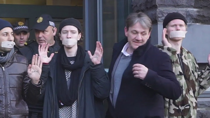 „You can get freedom of speech elsewhere“ —Police dissolves anti-deportation protest in Reykjavík