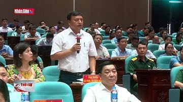 Đại tướng Phan Văn Giang tiếp xúc cử tri tại Thái Nguyên