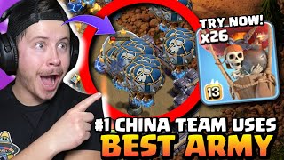 #1 CHINA Team INSANE Lavaloon Style Army screenshot 3