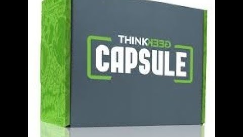 ThinkGeek Capsule Unboxing #2 Of 4 (July 2017)
