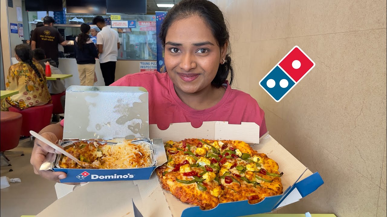 Cheesiken Rice Domino’s Cheesiken Rice🍛 | Cheese Burst Pizza 🍕| Honest Review | Domino ...