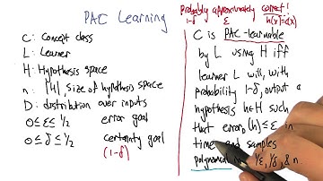 PAC Learning Two - Georgia Tech - Machine Learning