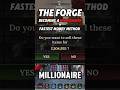 Becoming A Millionaire + Fastest Money Method | The Forge #theforge #roblox #captinttb