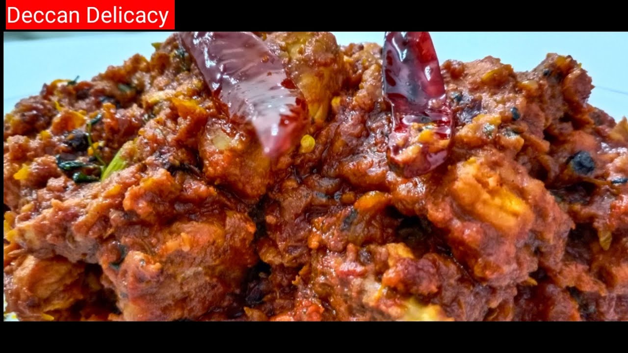 Masaledar Bhuna Chicken Recipe Spicy Dry Chicken Recipe Deccan