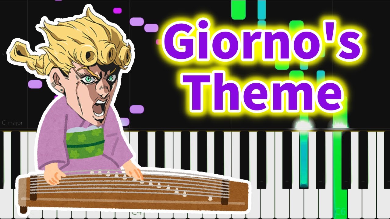 Джорно на пианино. Тема Джорно на пианино. Giorno Theme Piano. Giorno s theme