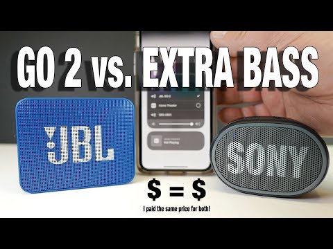 Sony SRS-XB01 Extra Bass vs. JBL GO 2
