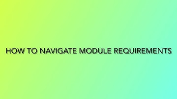 Navigating Canvas Module Requirements for Students