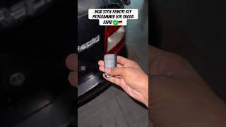 MQB style remote key programmed for Skoda Rapid 🔑 Expert car key service in Chennai 🚗 24/7 support