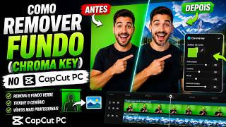 Como Remover Fundo de Vídeo no CapCut PC (Chroma Key Fácil)
