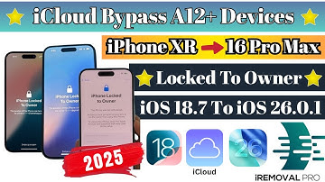 iPhone Xr to 16 Pro max icloud bypass iRemoval Tool | How To Unlock Apple Locked iPhone To Owner