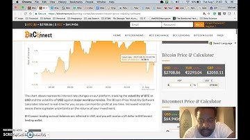 BitConnect Volatility Software Explained