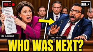 Amy Klobuchar DROPS Kash Patel’s 60-Name FBI REVENGE LIST — “WHO WAS NEXT?”