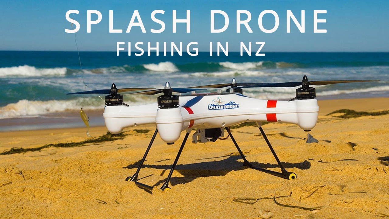 Splash Drone Fishing Bait Casting in NZ YouTube