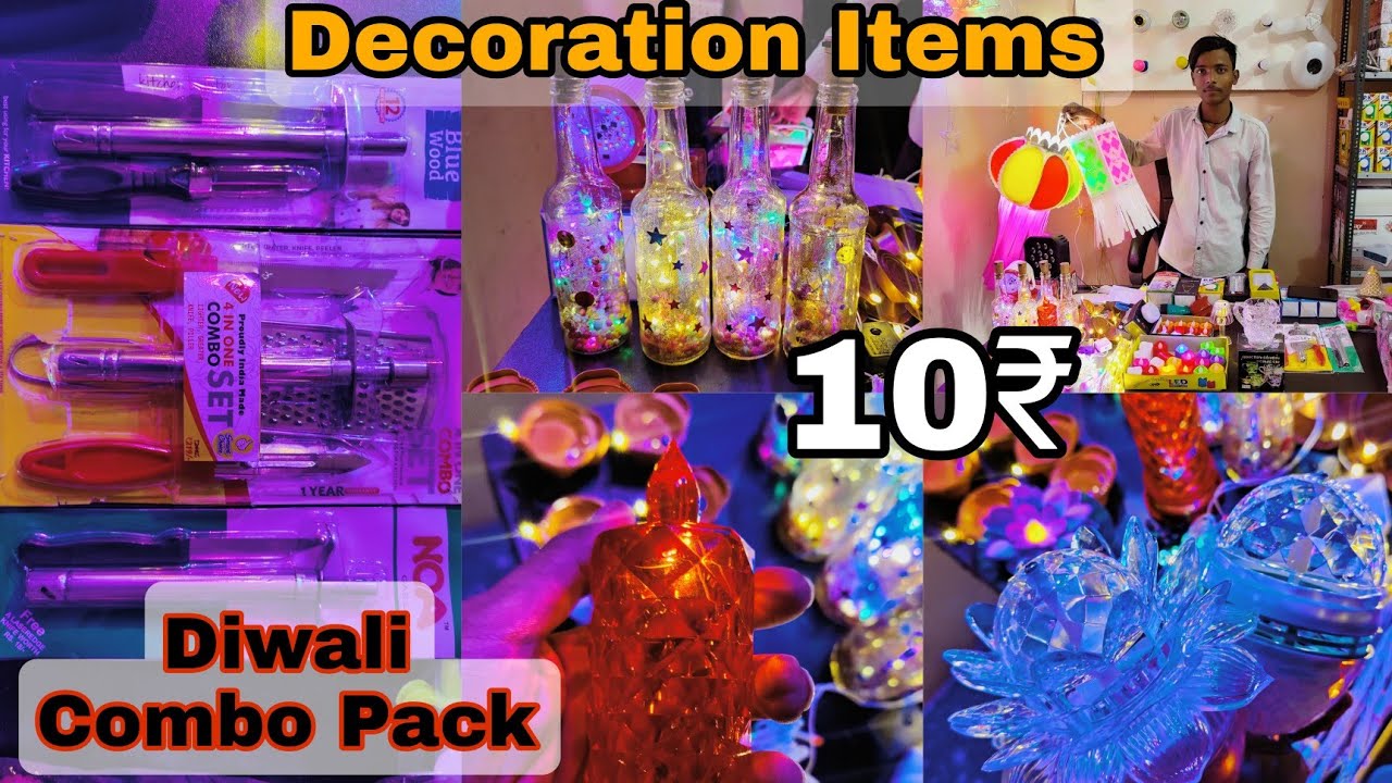 Diwali Combo Pack & Decoration Item Diwali Light Wholesale Market in