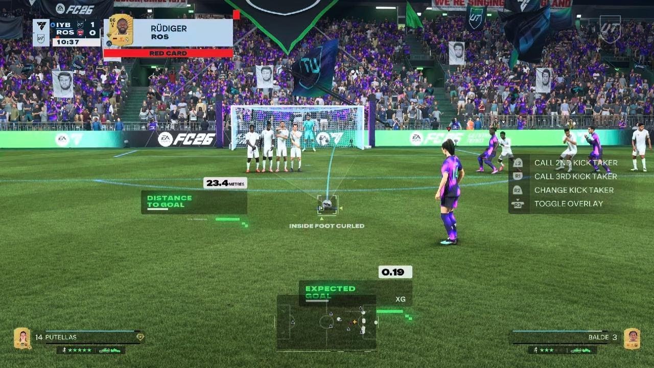How to score a free kick ⚽ EA FC 26 - YouTube
