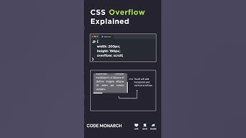 Master CSS Overflow Property: CSS Pro Visualized! 🤯 #css #tipsandtricks #codemonarch
