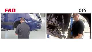 FAG Wheel Bearing Repair Solution vs. OES repair