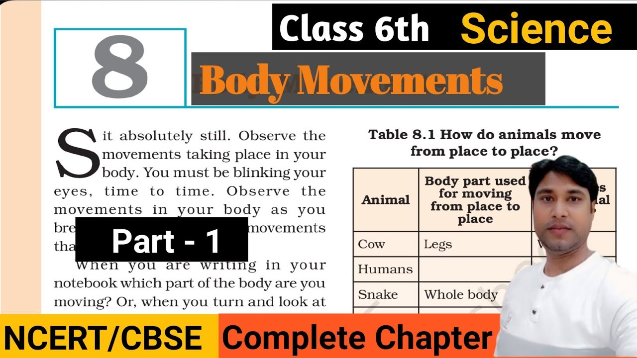 Body Movements Full Chapter Class 6th Science ( NCERT ) Science Class 6 ...