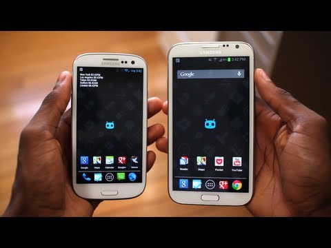 Samsung Galaxy Note 2 vs Galaxy S3!