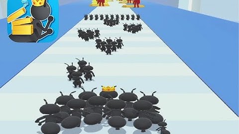 Tiny Run 3D 🐜👑 New Update All Levels Gameplay Level 1-3