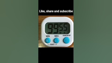 What happens when 99 minutes and 59 seconds are exceeded on stopwatch? #shorts