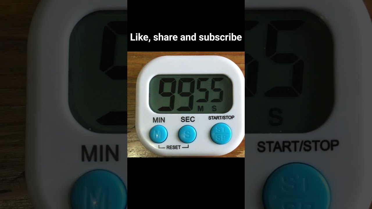 What Happens When 99 Minutes And 59 Seconds Are Exceeded On Stopwatch Shorts