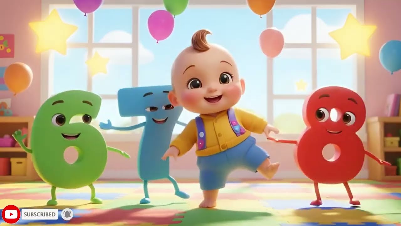 🎵 Big and Small Numbers Song 🔢 | Kids Counting Song | Nursery Rhyme & Baby Songs