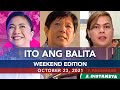 UNTV: ITO ANG BALITA WEEKEND EDITION | October 23, 2021