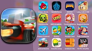 Jet Car Stunts - Gameplay Review, Walkthrough - App Store 2009 iOS Top Games screenshot 3