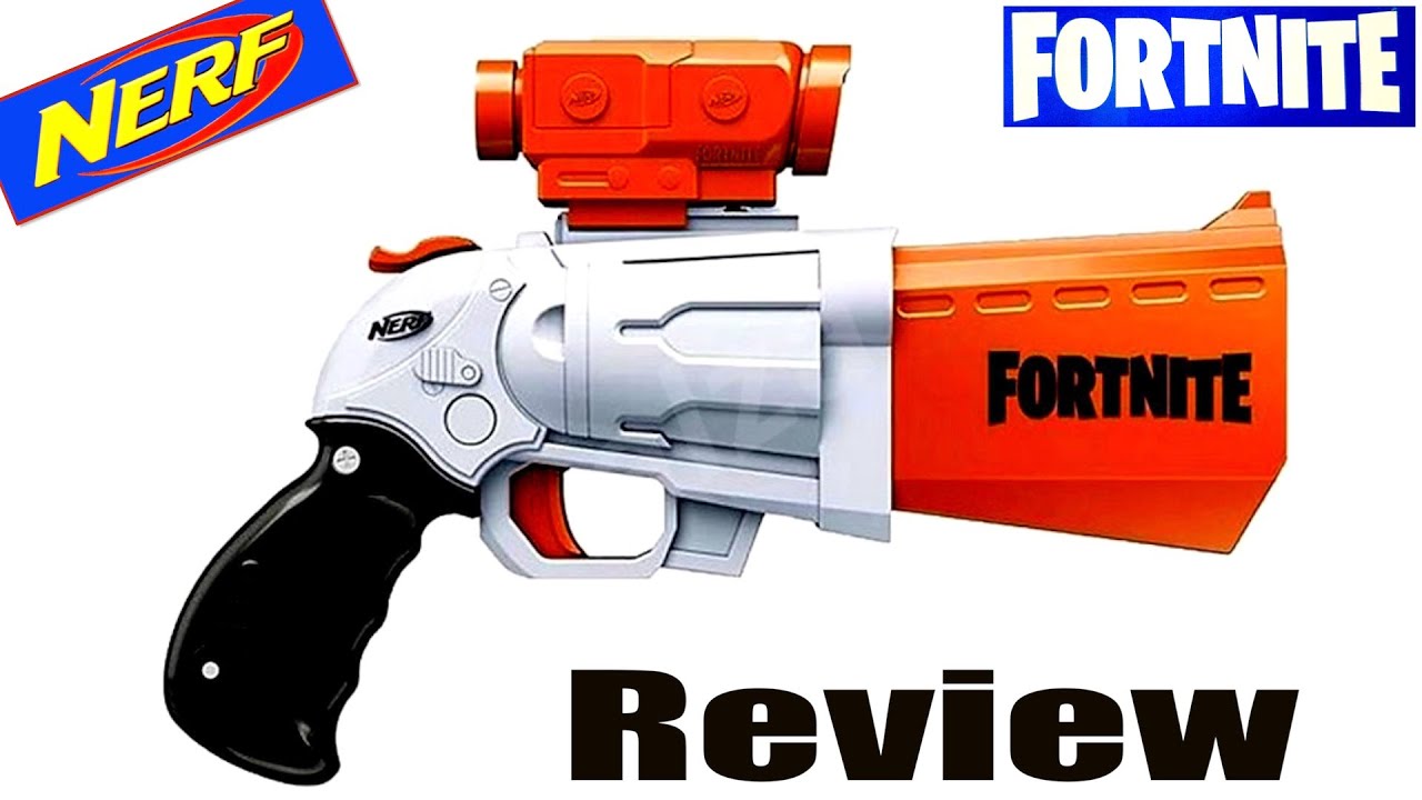 Nerf Fortnite Scoped Revolver Sniper Pistol Youtube
